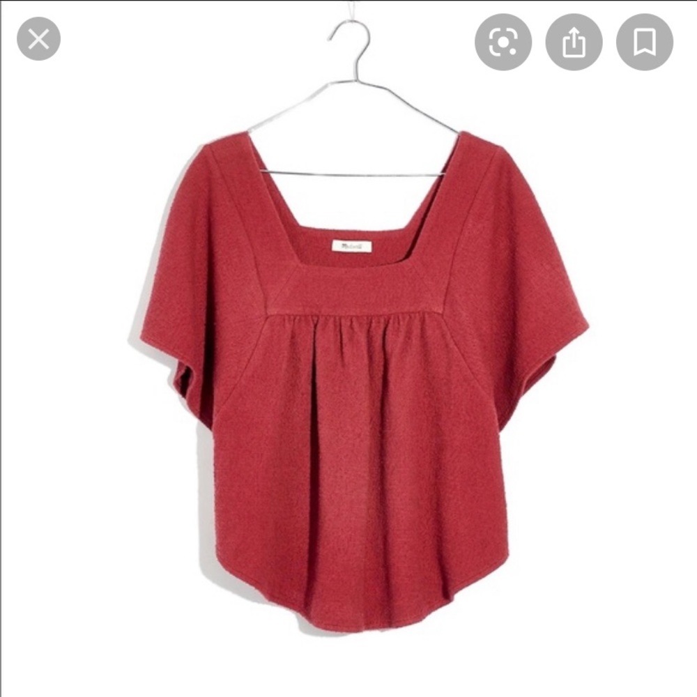 Madewell Texture & Thread butterfly top small